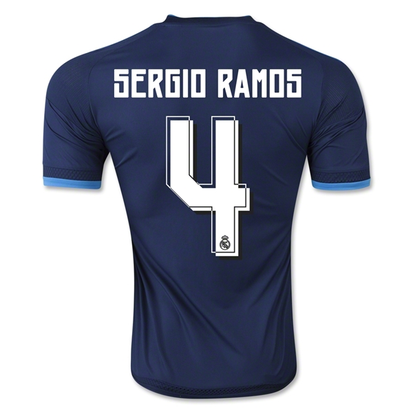 Real Madrid 2015-16 SERGIO RAMOS #4 Third Soccer Jersey
